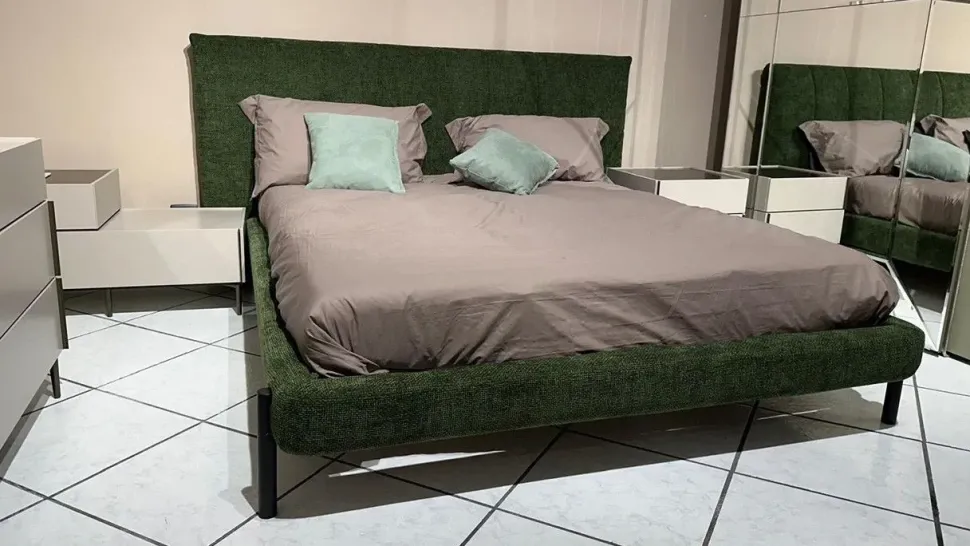 LETTO Tuftè light La casa moderna in OFFERTA OUTLET - 50%