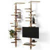 Libreria Adelaide wood in stile design di Mogg in OFFERTA OUTLET