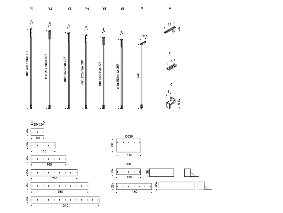 Libreria Airport Cattelan in stile moderno a prezzo scontato