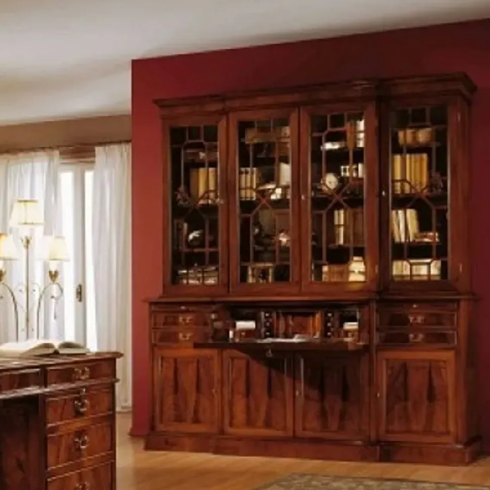 Libreria Artigianale Libreria mod.oxford in piuma di mogano scontata del 35% SCONTO 35%