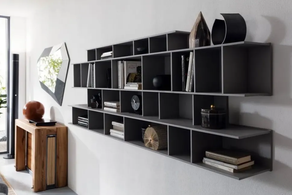 Libreria Byblos in stile moderno di Ozzio in OFFERTA OUTLET affrettati