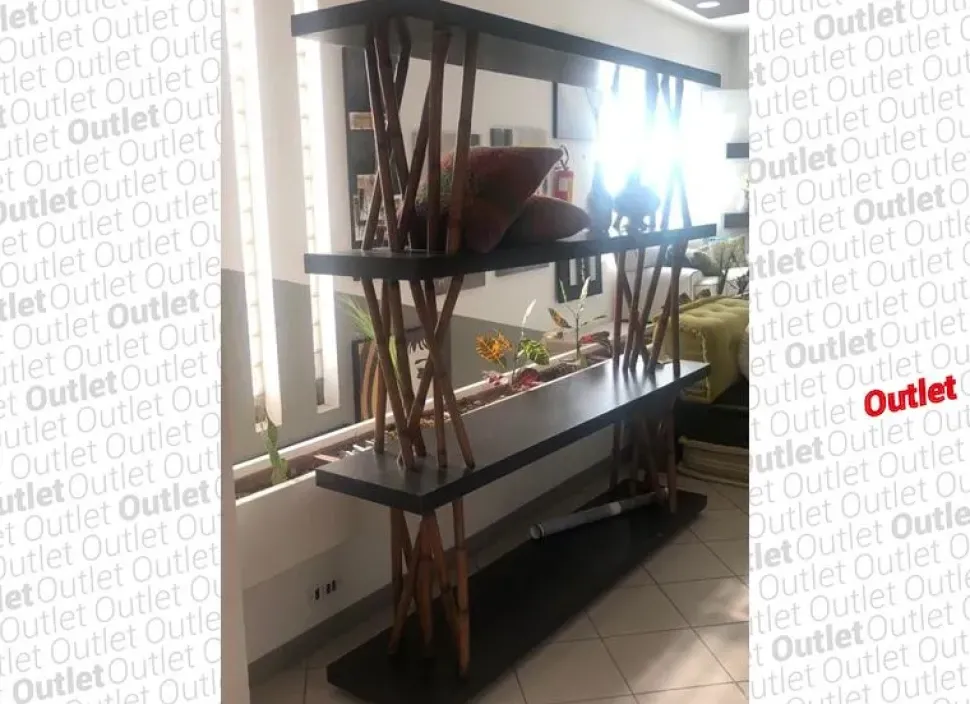 Libreria Collezione esclusiva in laminato materico scontata -57%: scopri Bambu