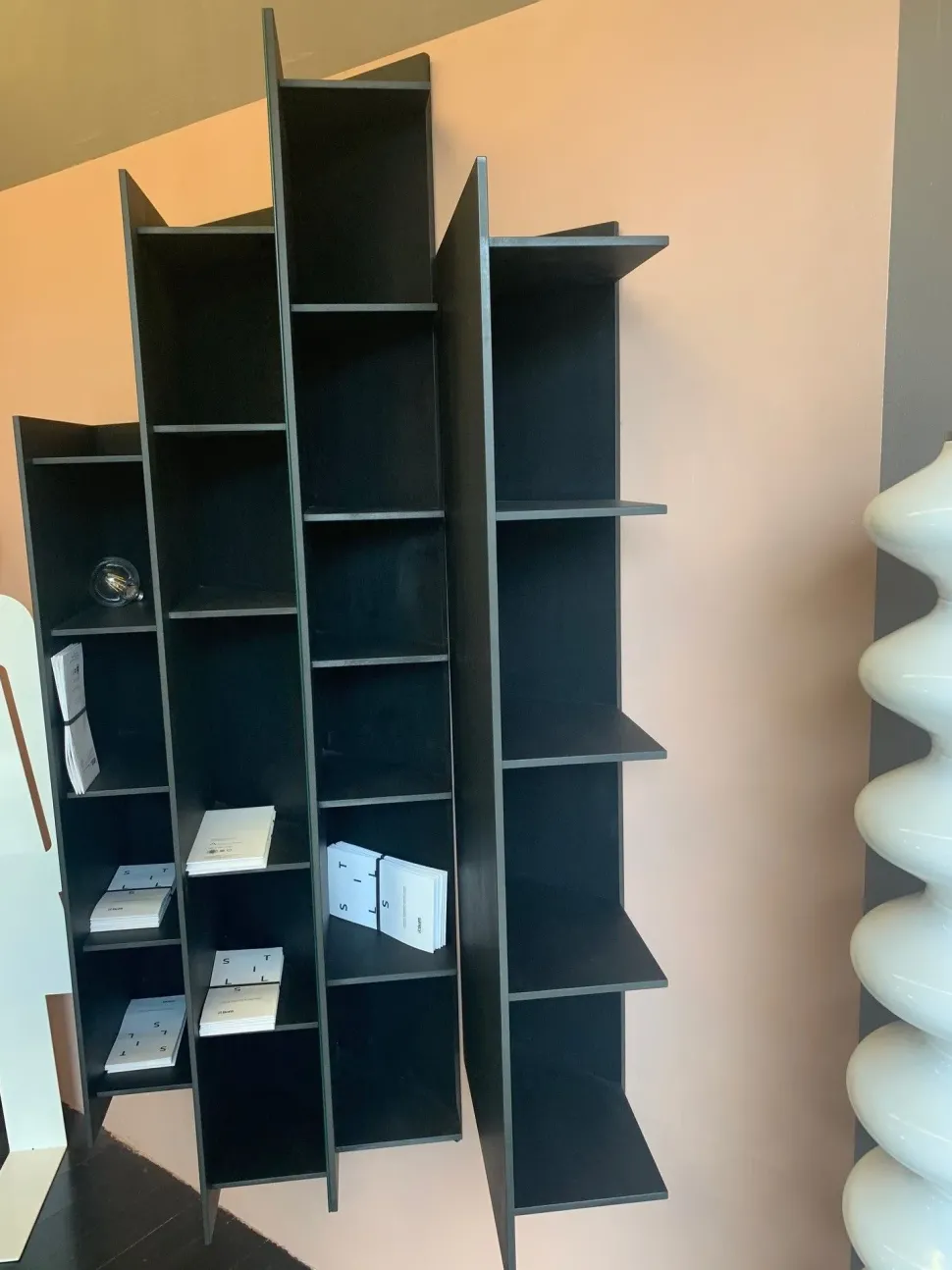Libreria Ct line libreria contenitore 4 moduli di cui 1 a specchio Boffi in stile design in offerta