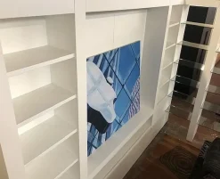 Libreria Distribuzione grandi marchi in laccato opaco a prezzo scontato: scopri Granparete