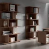Libreria Etager alta a giorno stile design di Flycom scontata del 30%