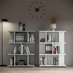 Libreria Etagere media a giorno stile moderna di Flycom scontata del 30%