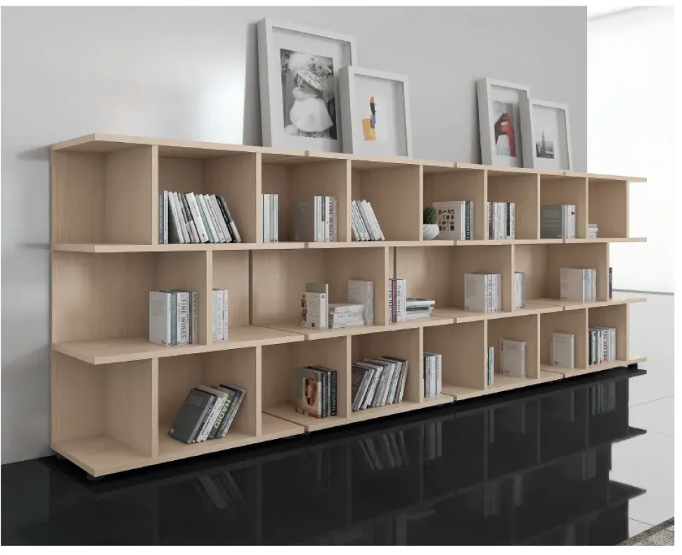 Libreria Etagere media a giorno stile moderna di Flycom scontata del 30%