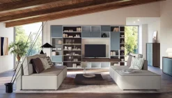 Libreria Giessegi in laccato opaco scontata -33%: scopri Gsg731