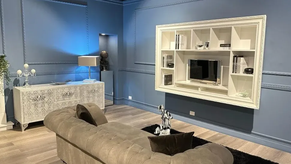 Libreria Greta Cortezari in stile design con forte sconto