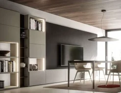 Libreria Hnl021 stile moderno di Santalucia in Offerta Outlet