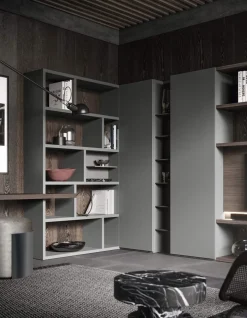 Libreria Hnl041 stile moderno di Santalucia scontata del 30%