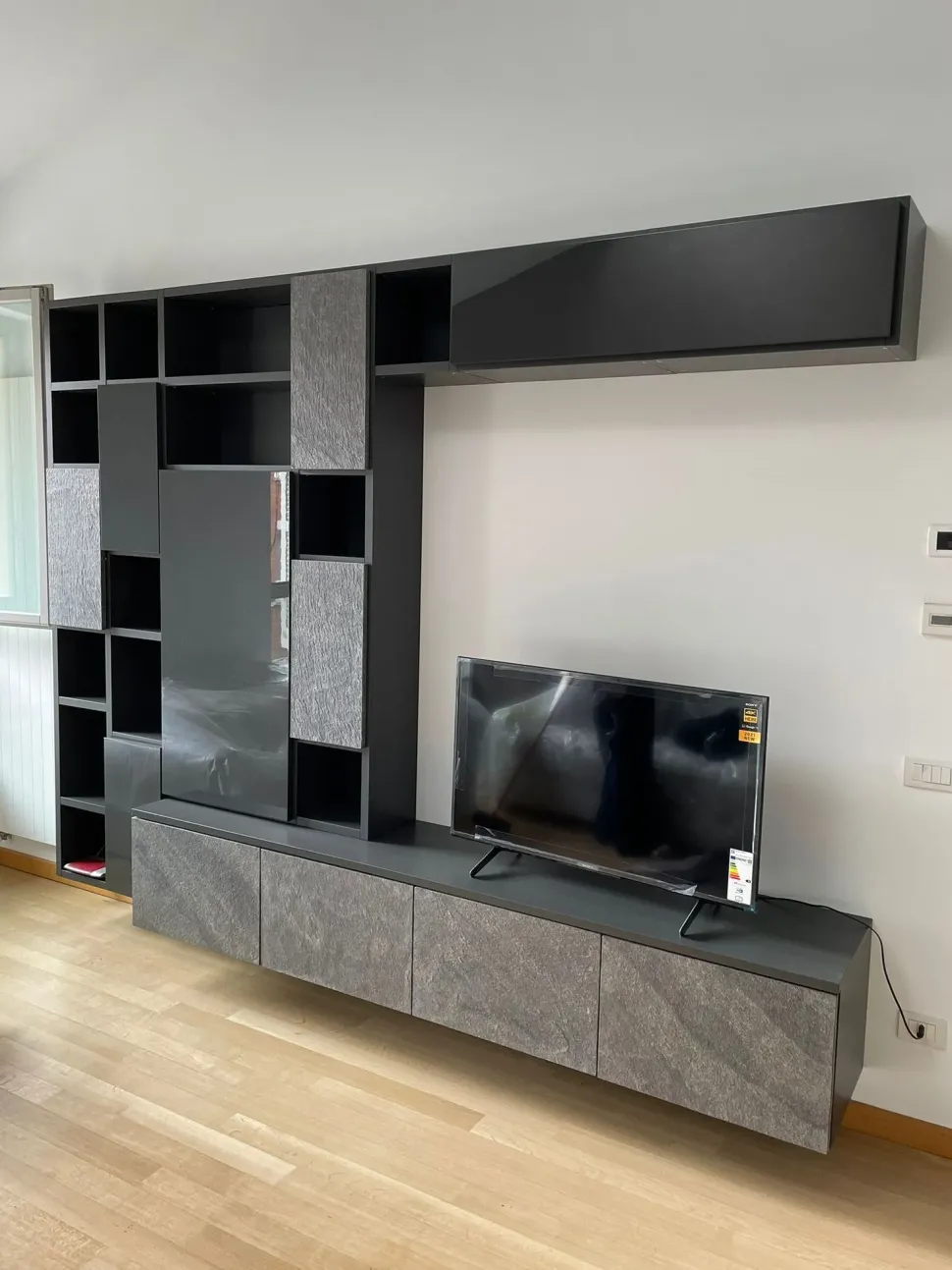 Libreria Horizon in stile design di Mobilgam in OFFERTA OUTLET