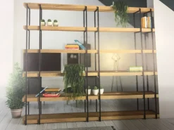 Libreria in laminato materico stile design Fortebraccio  di Tomasella