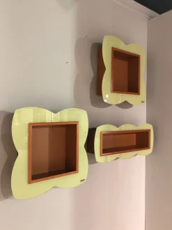 Libreria in stile moderno Rimadesio in legno Offerta Outlet