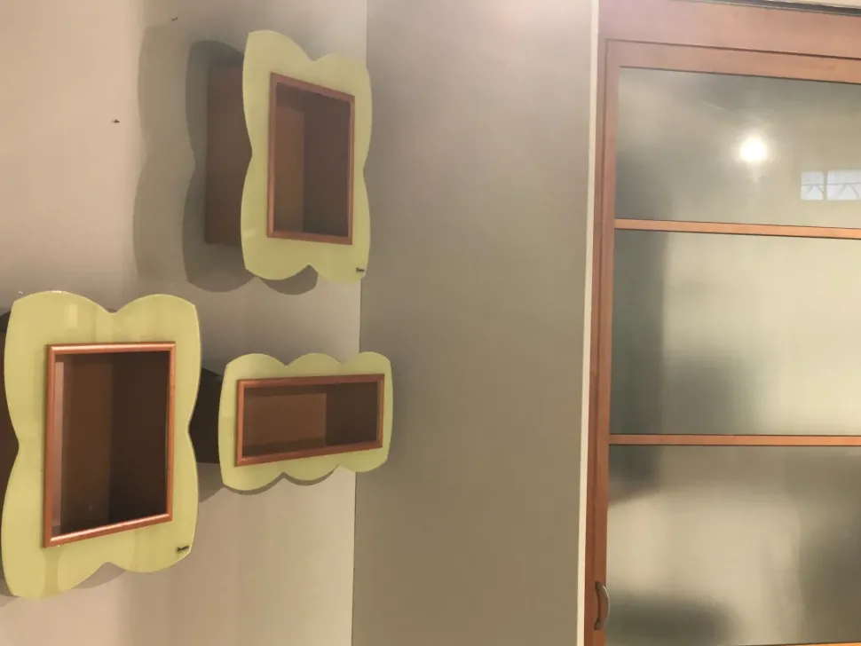 Libreria in stile moderno Rimadesio in legno Offerta Outlet