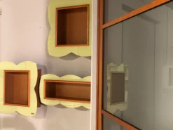 Libreria in stile moderno Rimadesio in legno Offerta Outlet