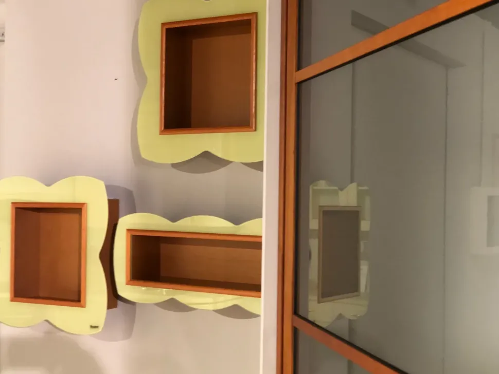 Libreria in stile moderno Rimadesio in legno Offerta Outlet