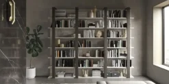 Libreria in stile moderno Corazzin in melamminico Offerta Outlet