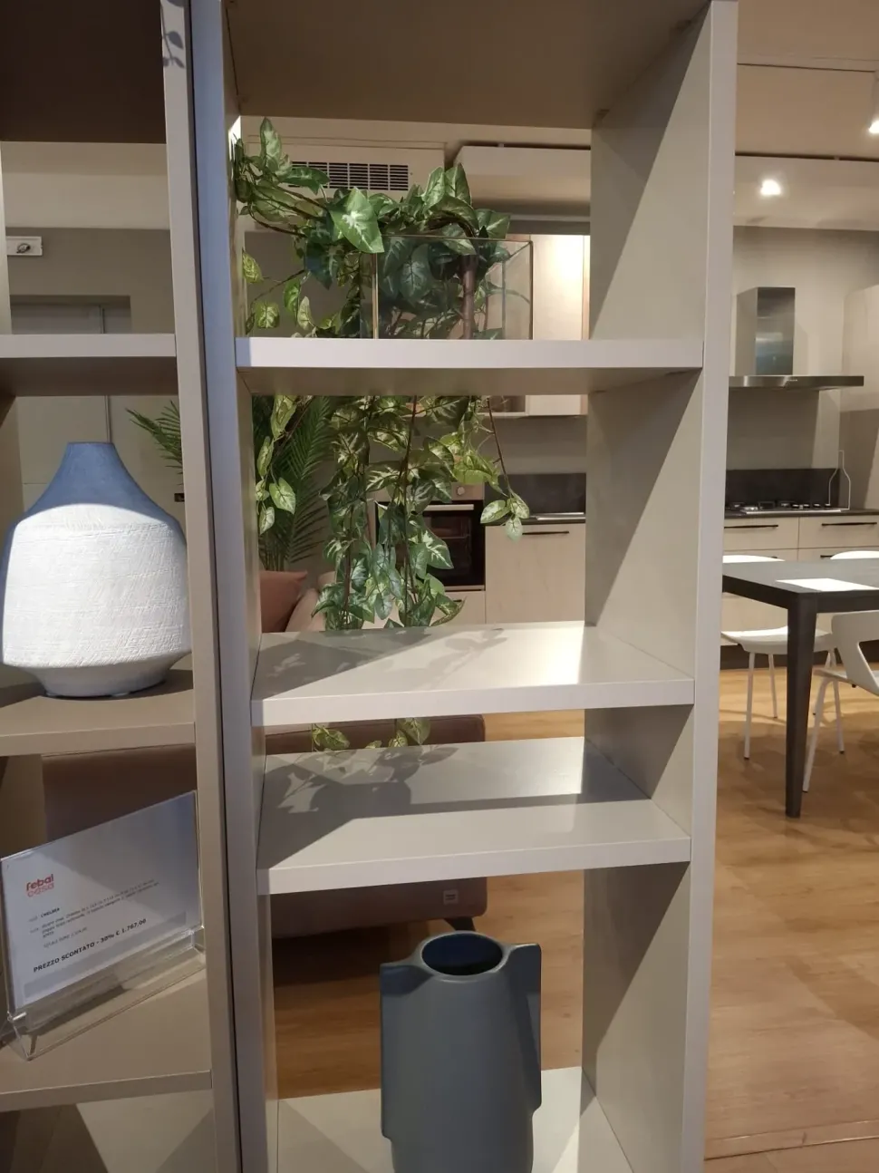 Libreria Infinity stile moderna di Febal scontata del 50%