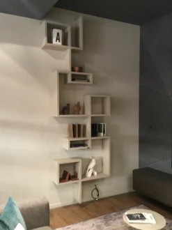 Libreria Lago in laccato opaco scontata -45%: scopri Lagolinea