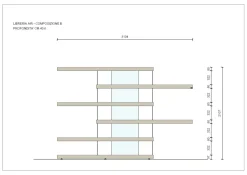Libreria Lago in laccato opaco in Offerta Outlet: scopri Air - mdw24