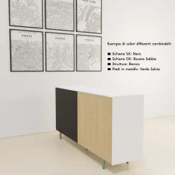 Libreria Las mobili in legno scontata -30%: scopri Sigma a giorno