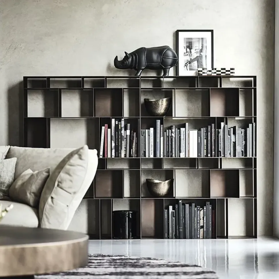 Libreria Latitude in stile design di Cattelan italia in OFFERTA OUTLET
