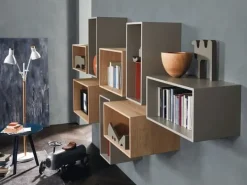 Libreria L5c04 stile moderno L5c04 di Sangiacomo in Offerta Outlet