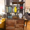 Libreria Libreria con contenitore e cassetti in legno massello in stile design di Artigianale in OFFERTA OUTLET
