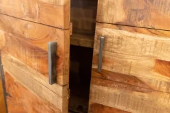 Libreria Libreria con contenitore e cassetti in legno massello in stile design di Artigianale in OFFERTA OUTLET