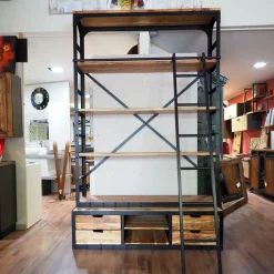 Libreria Libreria industrial rj agora' Outlet etnico in stile moderno con forte sconto
