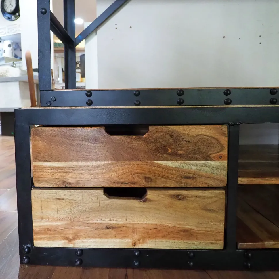 Libreria Libreria industrial rj agora' Outlet etnico in stile moderno con forte sconto