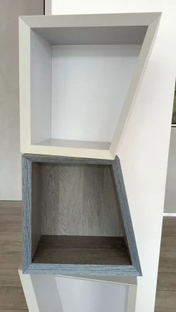 Libreria Libreria pensile in stile moderno di Target point in OFFERTA OUTLET