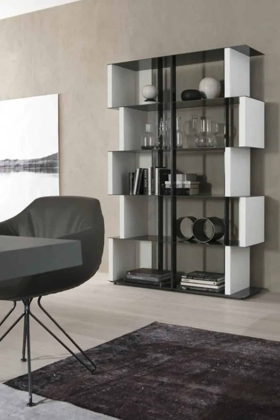 Libreria Manga in stile moderno di Ozzio in OFFERTA OUTLET affrettati