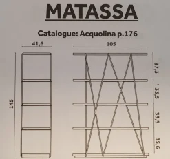 Libreria Matassa Miniforms in stile design a prezzi outlet