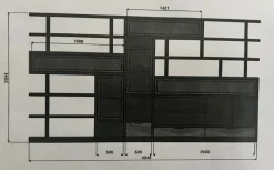 Libreria Melograno 92 stile design di Le fablier scontata