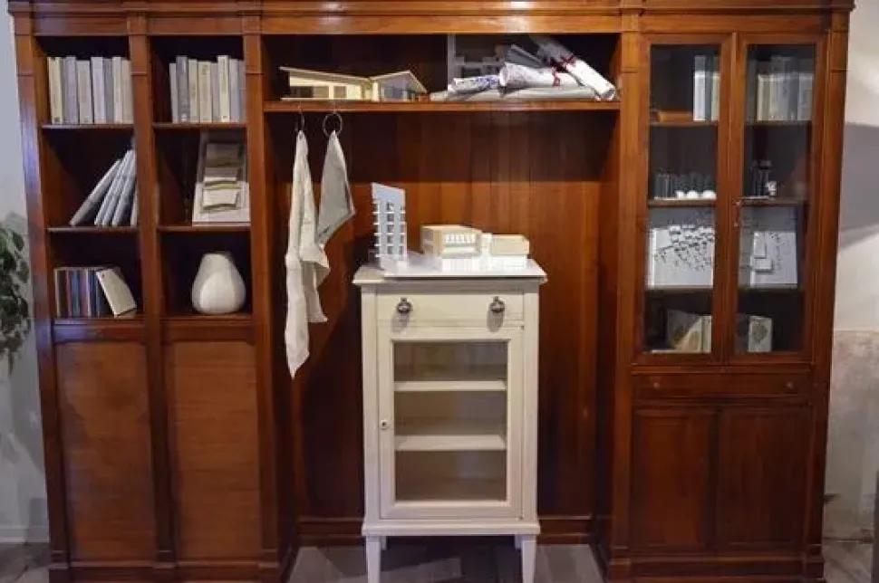 Libreria MG800 Marchetti noce nazionale massello