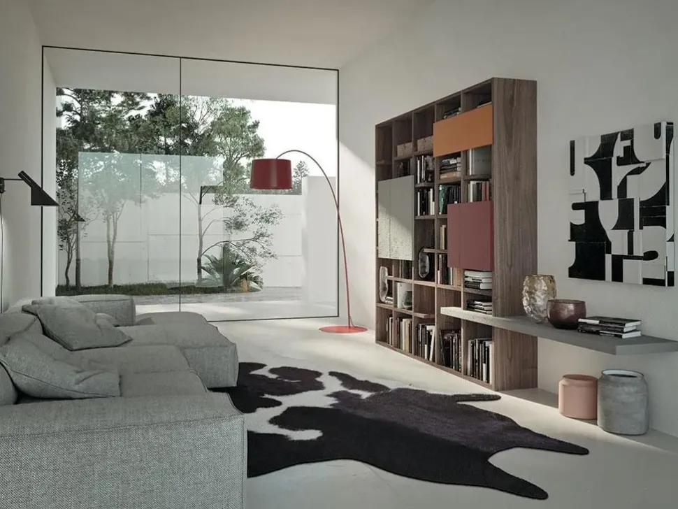 Libreria Mobilgam in legno in Offerta Outlet: scopri Horizon