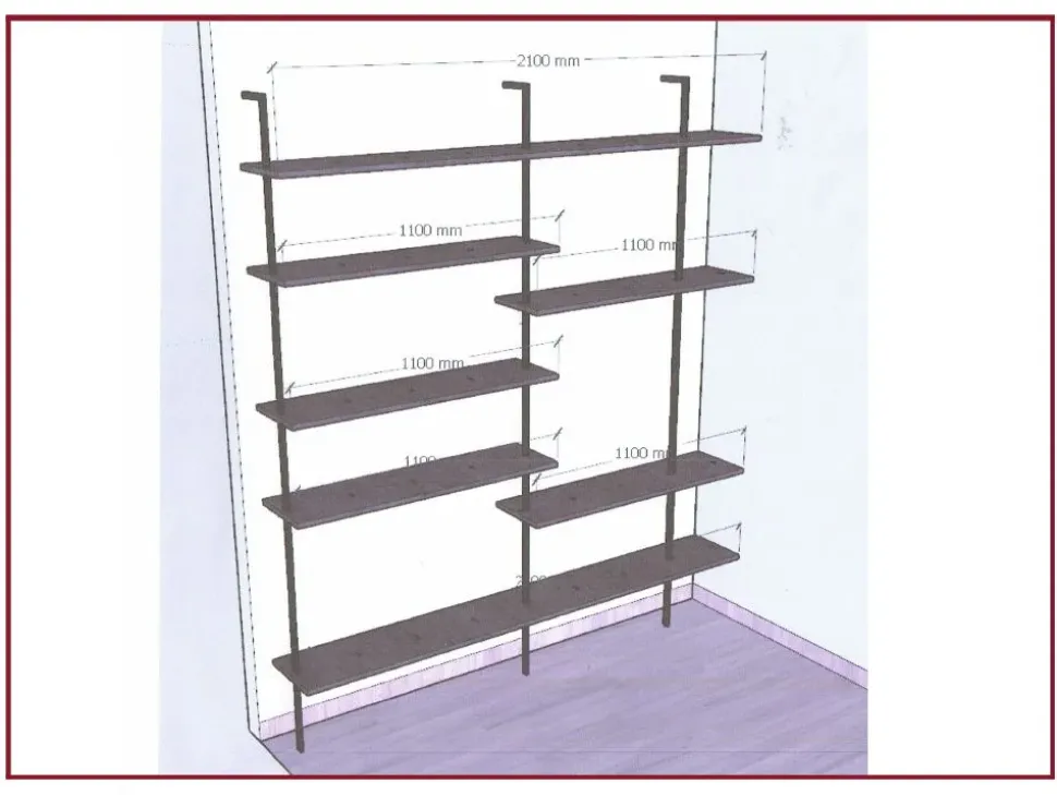 Libreria modello Airport di Cattelan italia a prezzo scontato