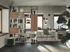 Libreria modello Horizon bifacciale di Mobilgam a prezzo scontato