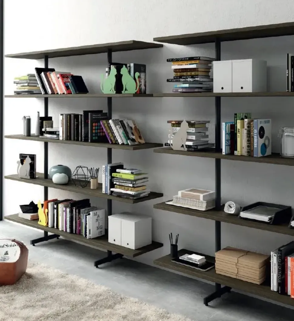 Libreria modello Kaffeina steelbox di Collezione esclusiva a prezzo scontato