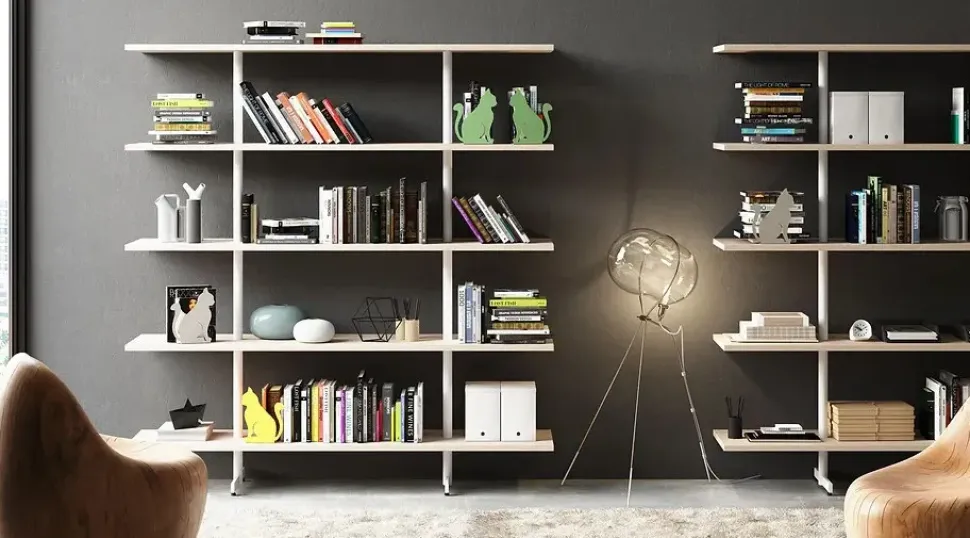 Libreria modello Kaffeina steelbox di Collezione esclusiva a prezzo scontato