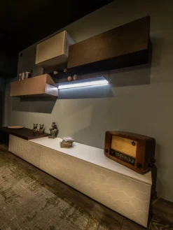 Libreria modello Kosmos di Moretti compact camerette a prezzo scontato