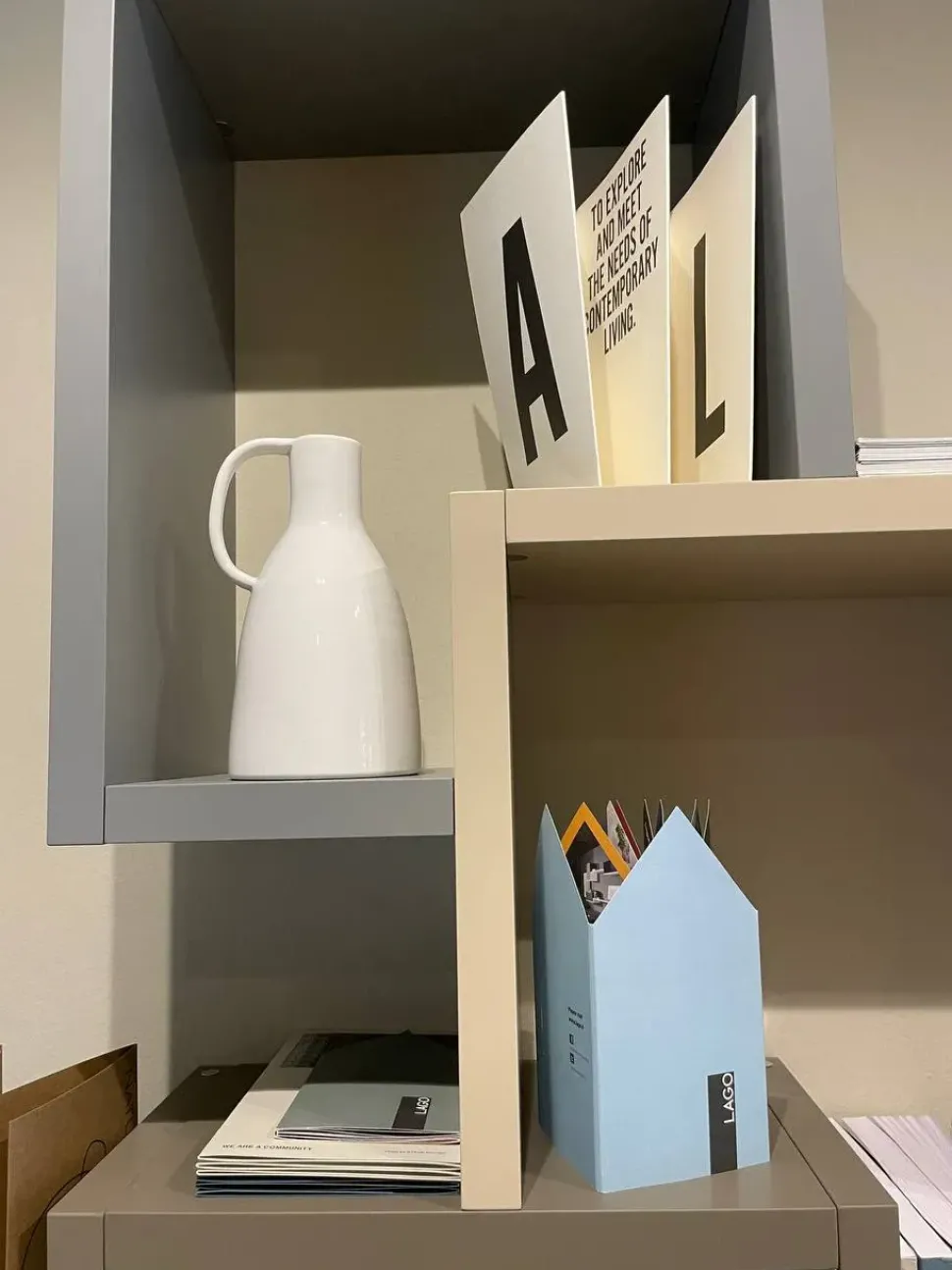 Libreria modello Lagolinea di Lago in Offerta Outlet