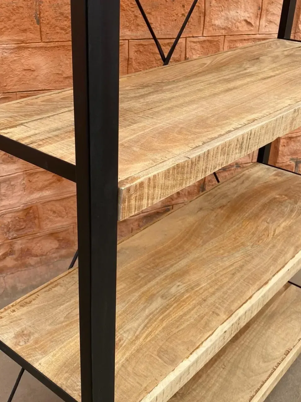 Libreria modello Libreria industrial 5 ripiani di Outlet etnico a prezzo Outlet