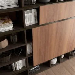 Libreria modello Living 557 di Giessegi in Offerta Outlet