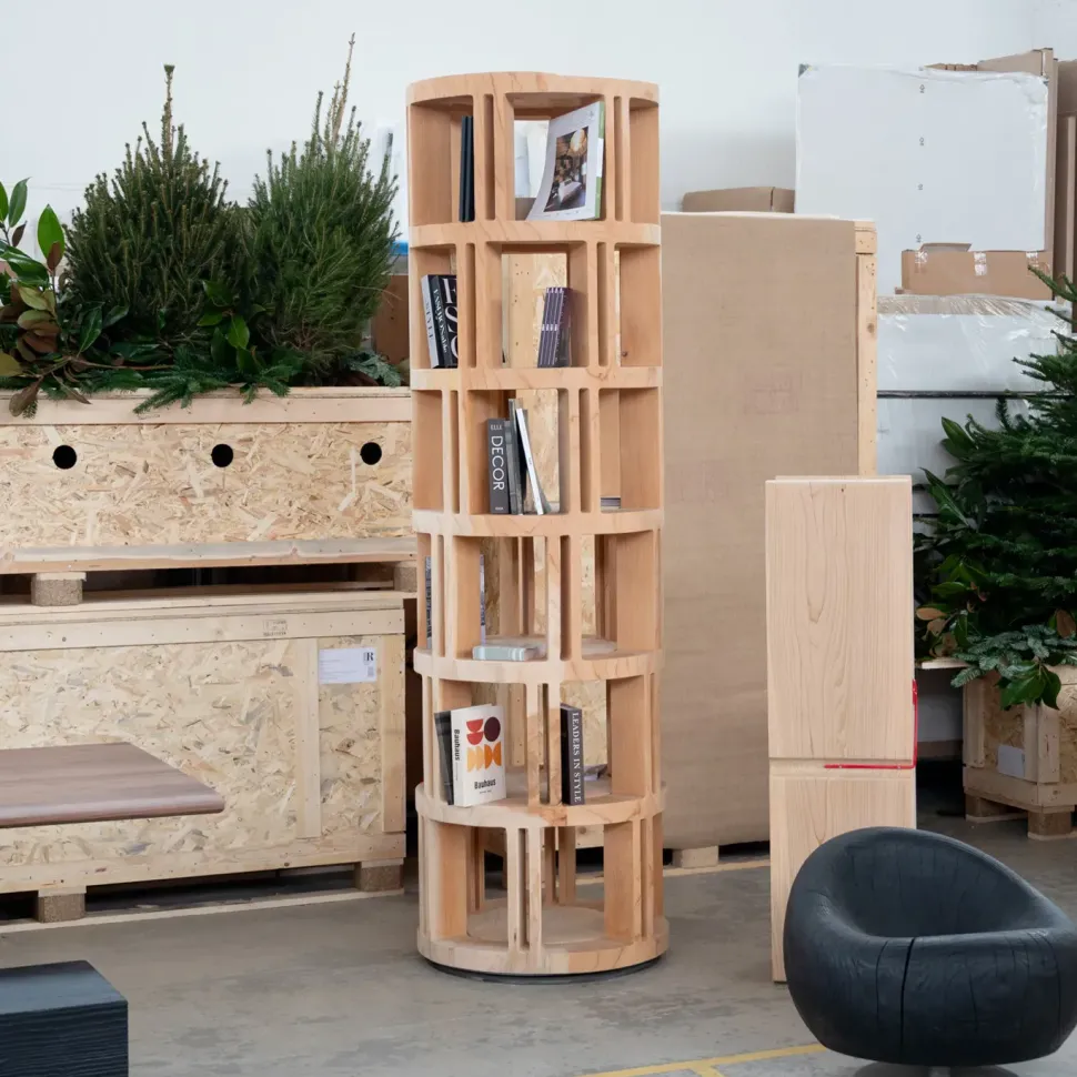 Libreria modello Torre lignea di Riva 1920 a prezzo Outlet