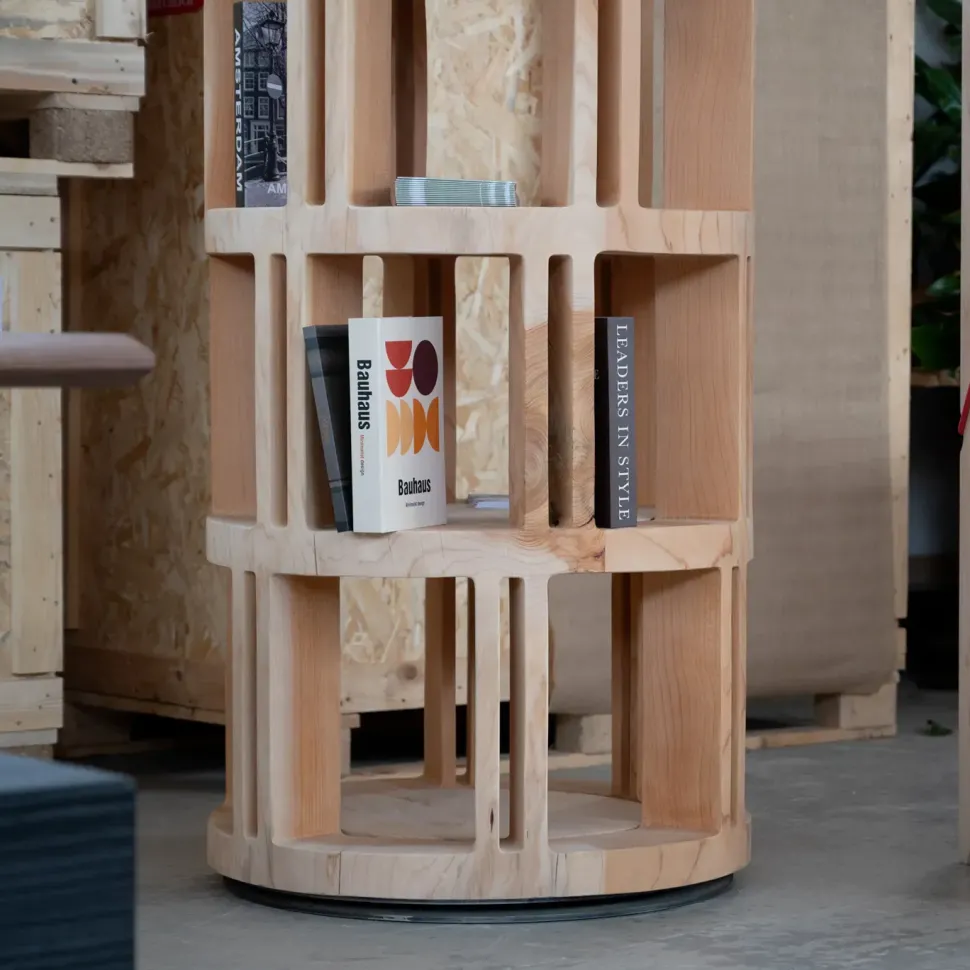 Libreria modello Torre lignea di Riva 1920 a prezzo Outlet