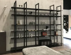 Libreria Modulnova in metallo a prezzo scontato: scopri Unlimited bifacciale