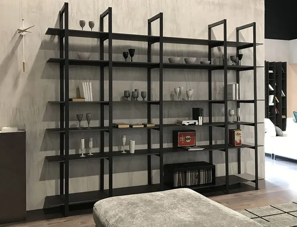 Libreria Modulnova in metallo a prezzo scontato: scopri Unlimited bifacciale